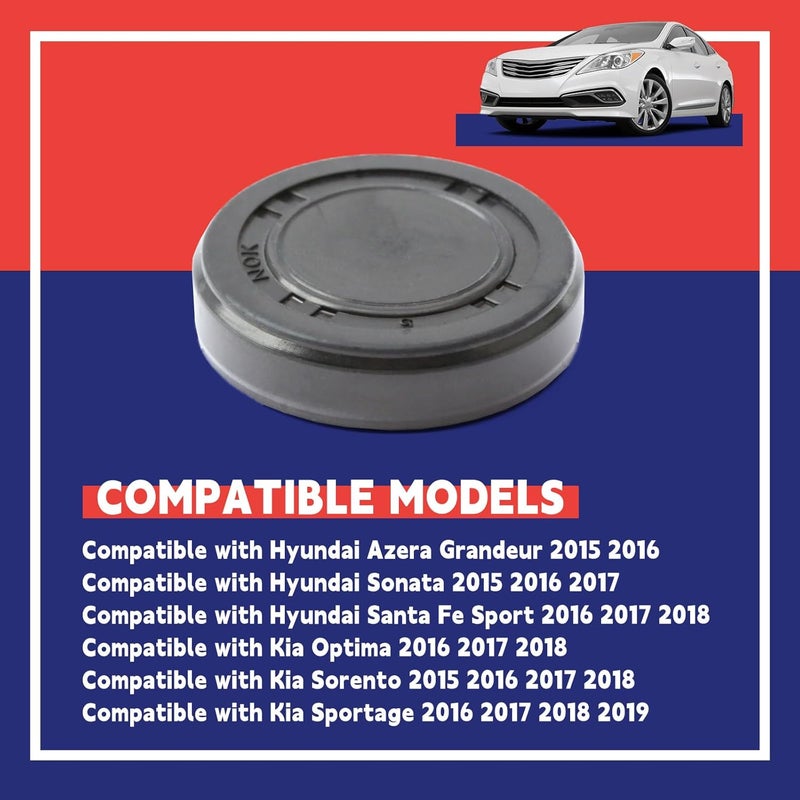 Dusledel 24351-2GGA1 Engine Camshaft Intake Plug Replacement for Hyundai Azera Grandeur Sonata Santa Fe Sport, Replacement for Kia Optima Sorento Sportage 2015-2019 Replace 24351-2GGB1 24351-2GGA0 24351-2GGB0 - Image 3